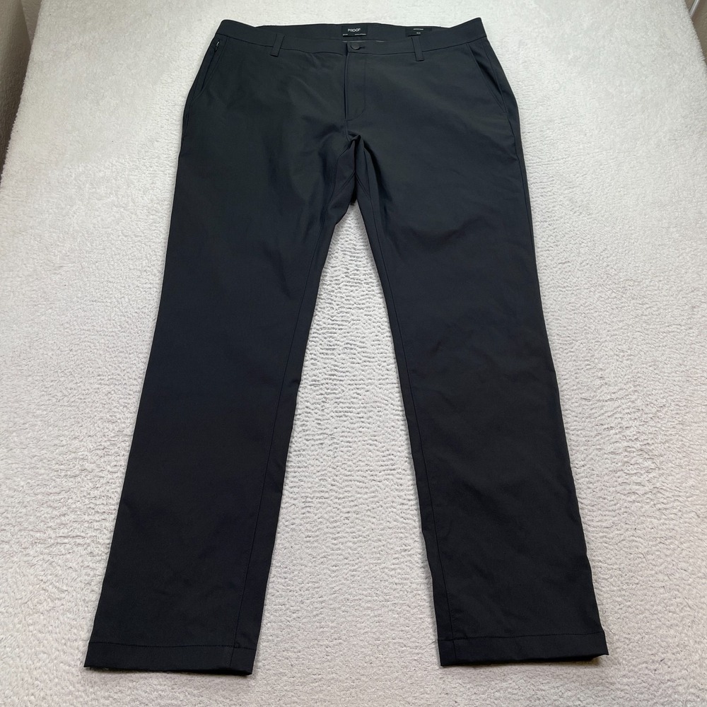 Proof Nomad Pants Slim fit Men's 38x33 Black Performance Chino Stretch Huckberry